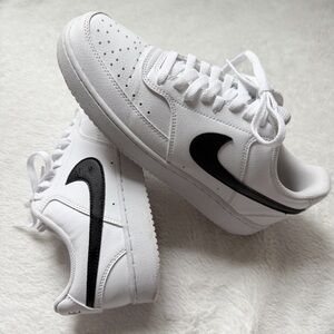NIKE Court Vision Low Next Nature Sneaker - White - Women's US 9.5/EU 41/UK 7